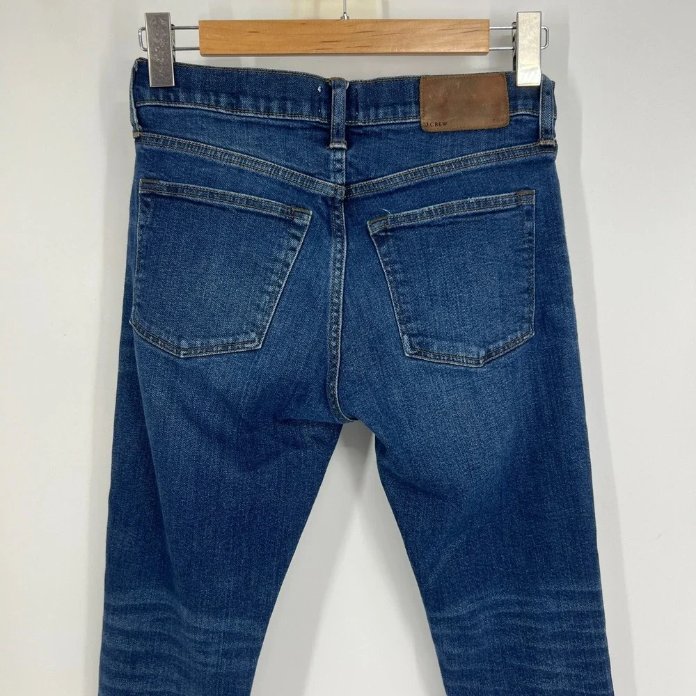 J.Crew 484 Slim Fit Jean Size 28x30 Stretch Dark Worn in Japanese‎ Denim J5025